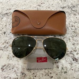 Polarized ray ban aviators